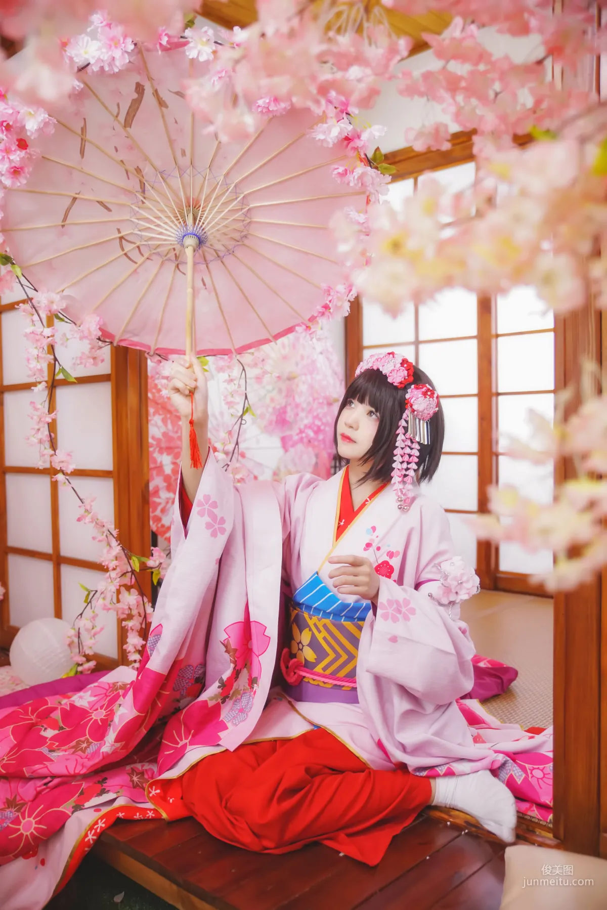 桜桃喵《(加藤惠)和服》 [蘿莉COS] 寫真集 3