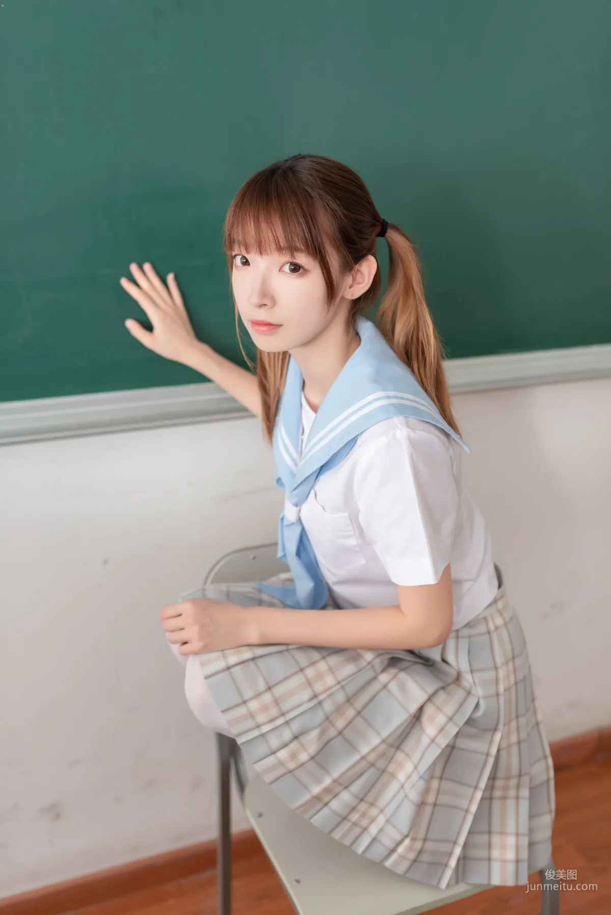[風之領域] NO.041 教室水手服白絲 寫真集 48