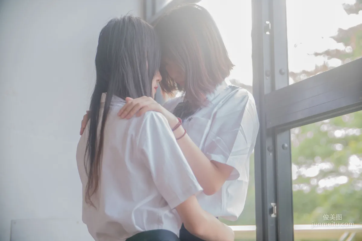 桜桃喵&瘋貓ss《JK百合》 [蘿莉COS] 寫真集 11