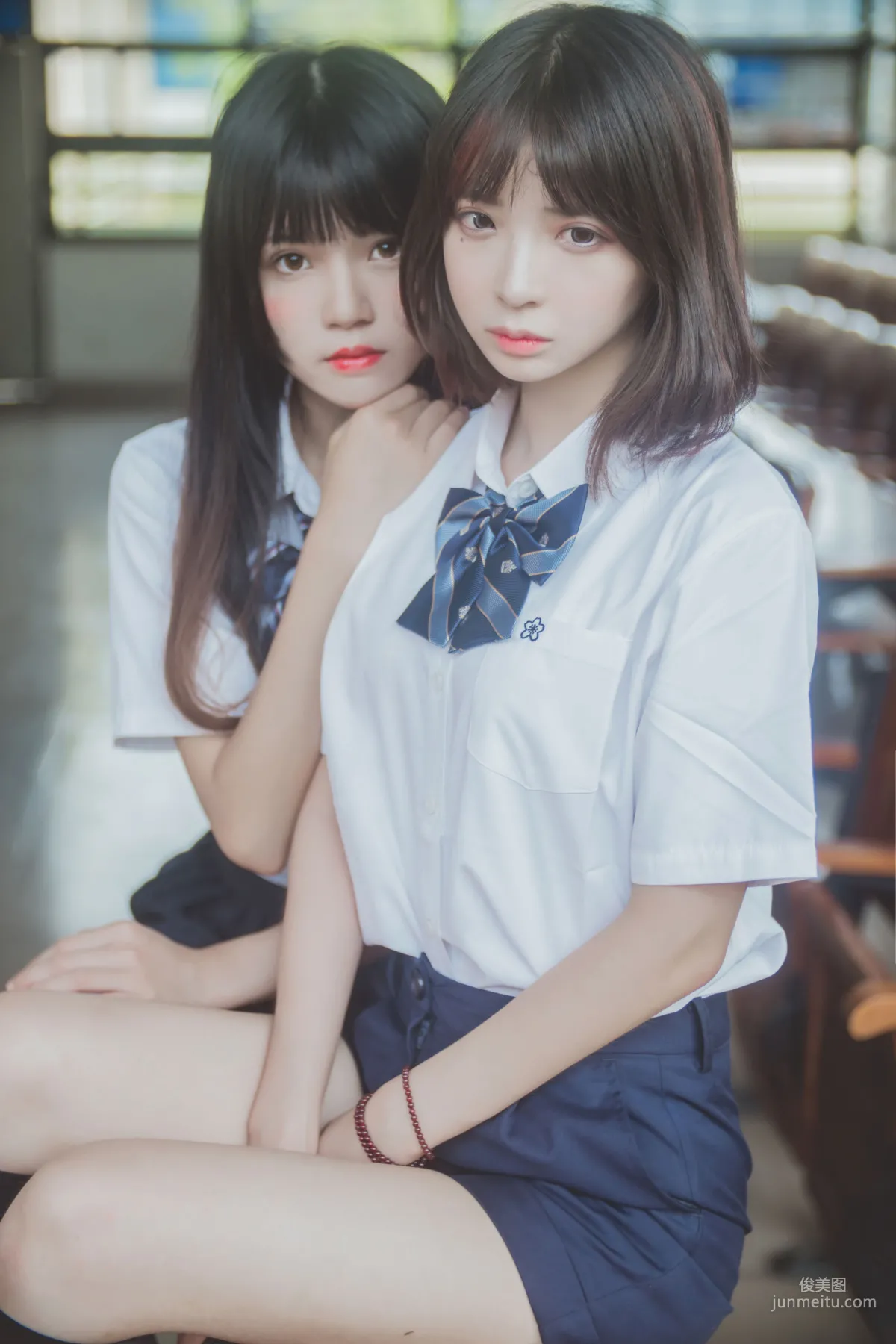 桜桃喵&瘋貓ss《JK百合》 [蘿莉COS] 寫真集 2