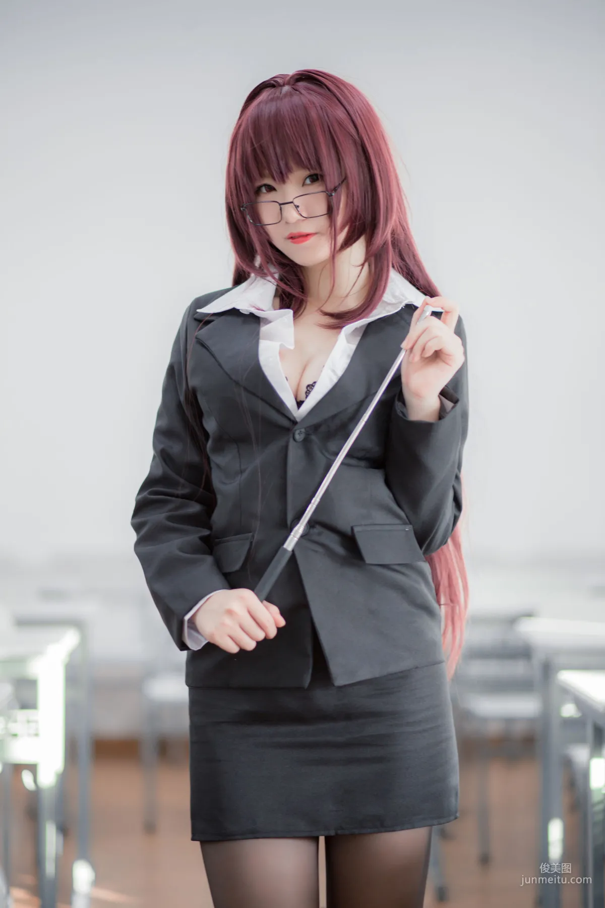 Yoko宅夏《斯卡哈教師》 [蘿莉COS] 寫真集 31