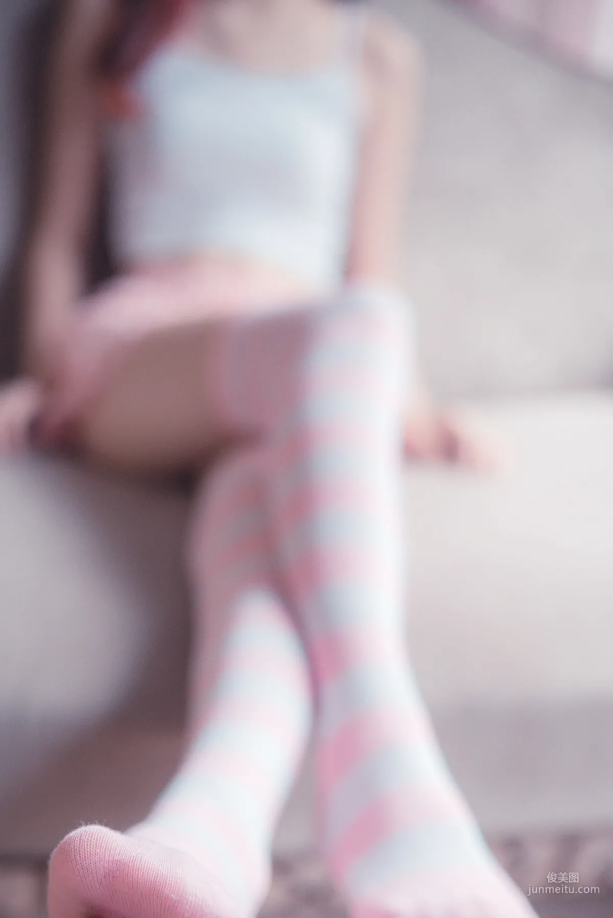 [风之领域] NO.025 粉白条纹小可爱 写真集38