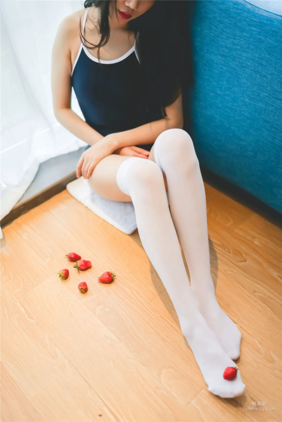 [风之领域] NO.093 蓝色死库水&白丝 写真集26