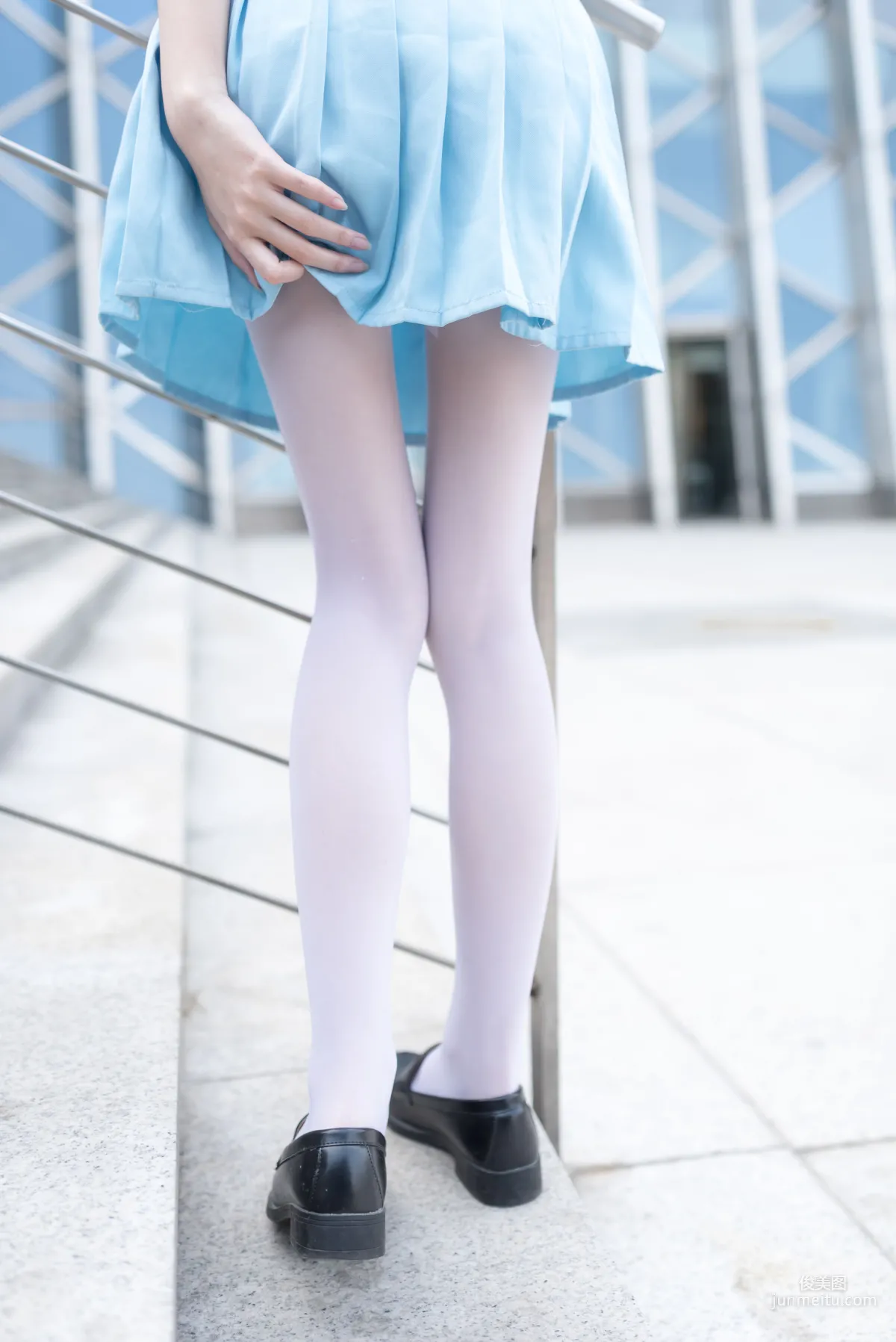 [风之领域] NO.028 蓝色梦幻白丝 写真集50