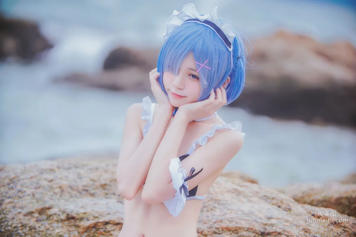 桜桃喵《蕾姆COS》 [萝莉COS] 写真集36