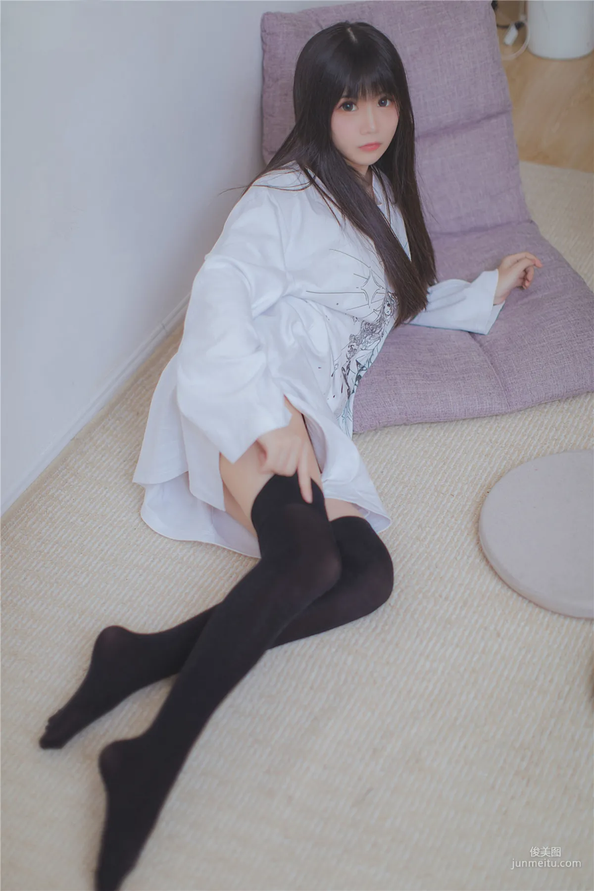 [风之领域] NO.079 长发的黑丝学妹 写真集40