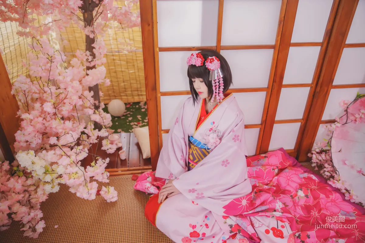 桜桃喵《(加藤惠)和服》 [蘿莉COS] 寫真集 20