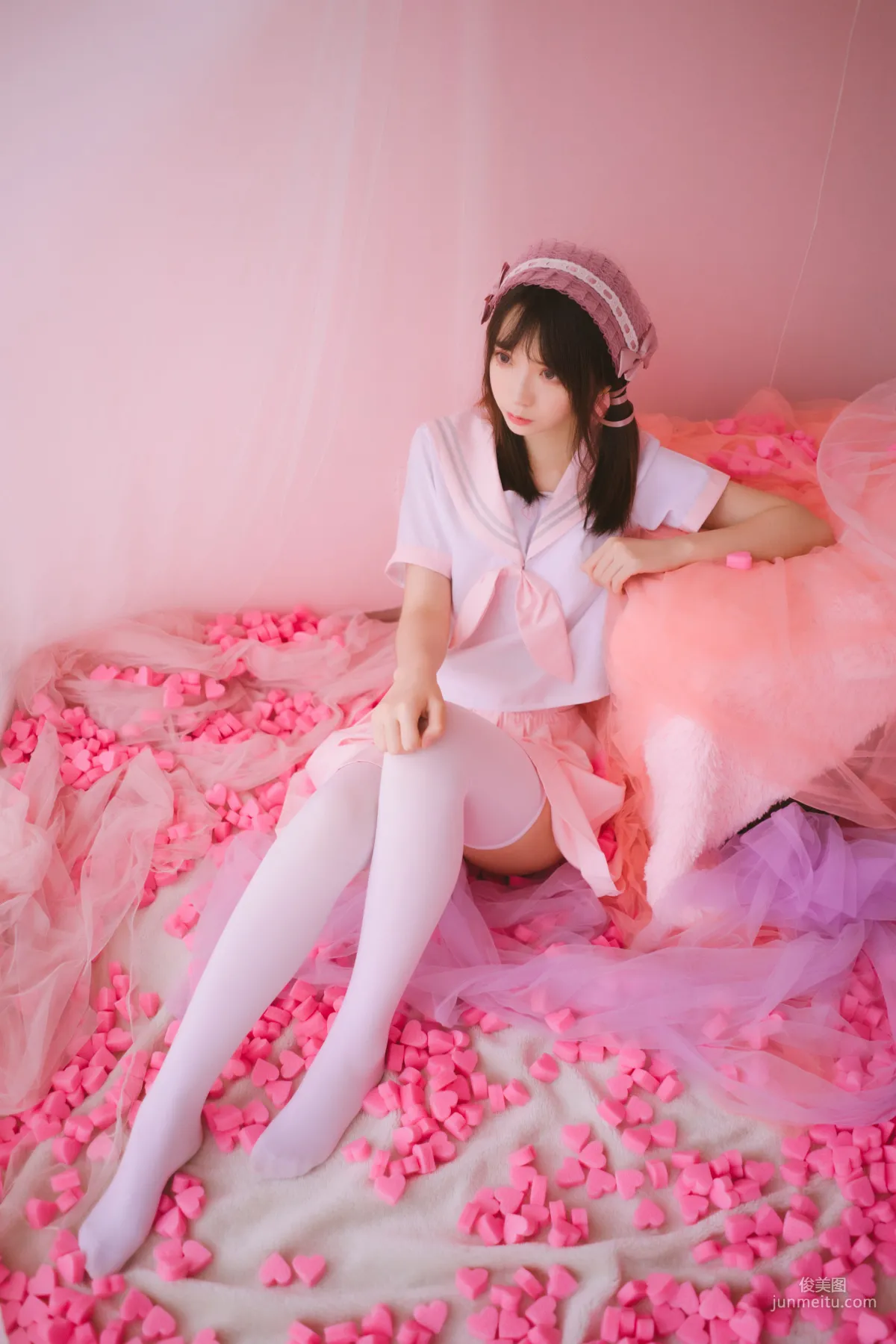 瘋貓ss《絲襪狂想曲(粉)》 [蘿莉COS] 寫真集 28