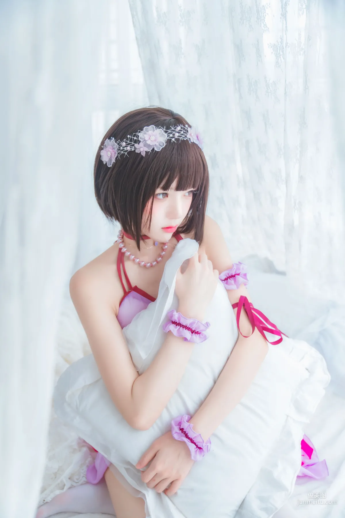 桜桃喵《(加藤惠)小睡裙》 [蘿莉COS] 寫真集 11