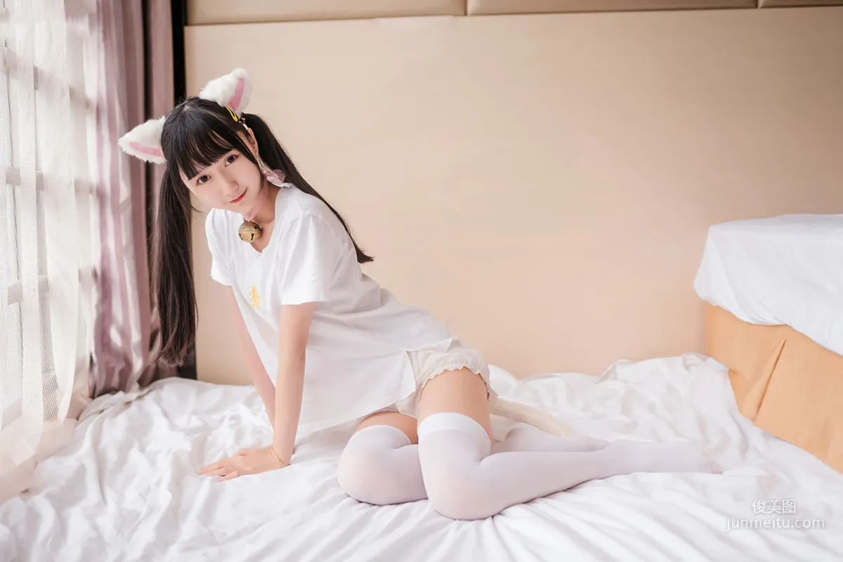 [风之领域] NO.129 猫系白丝少女 写真集15