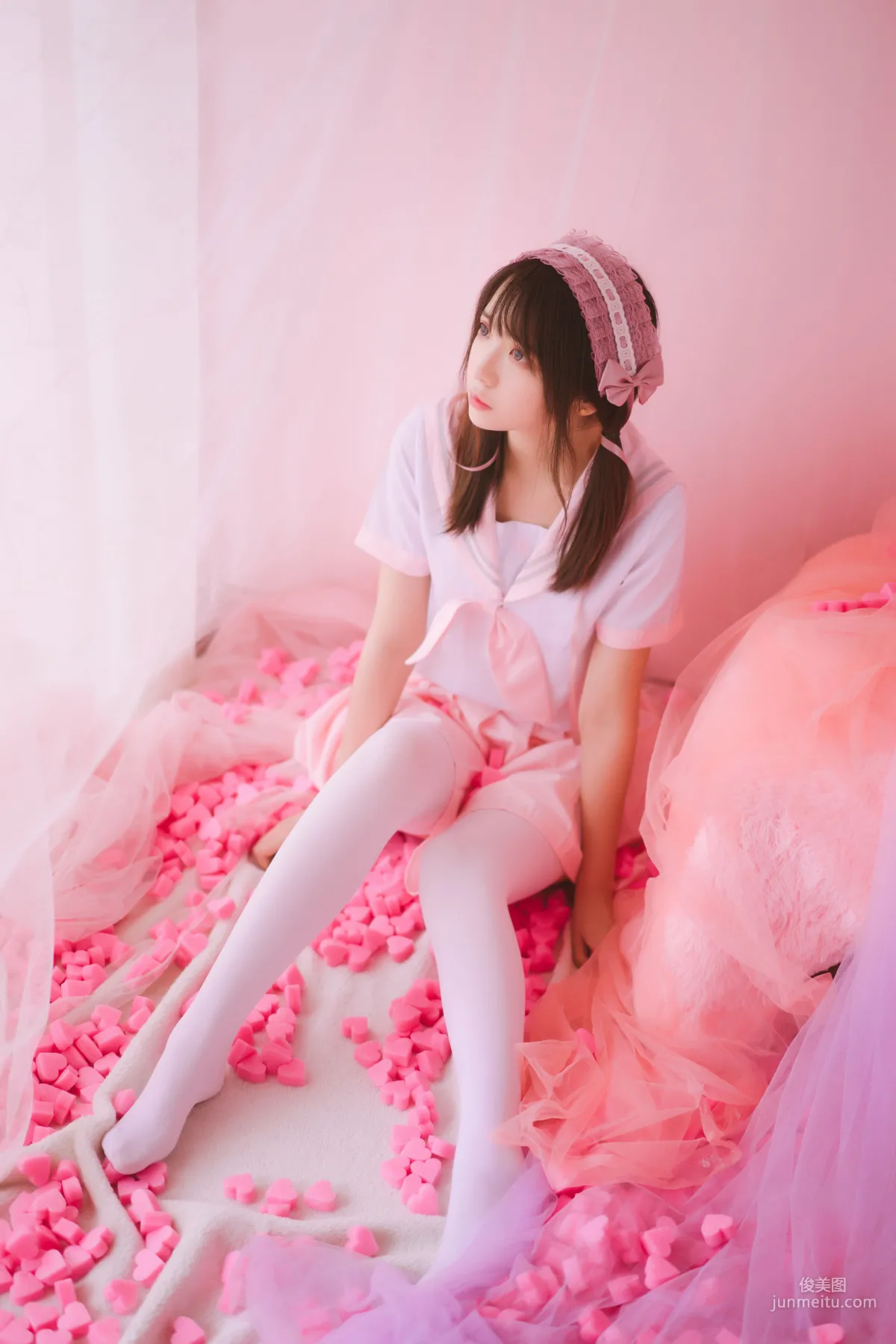 瘋貓ss《絲襪狂想曲(粉)》 [蘿莉COS] 寫真集 21