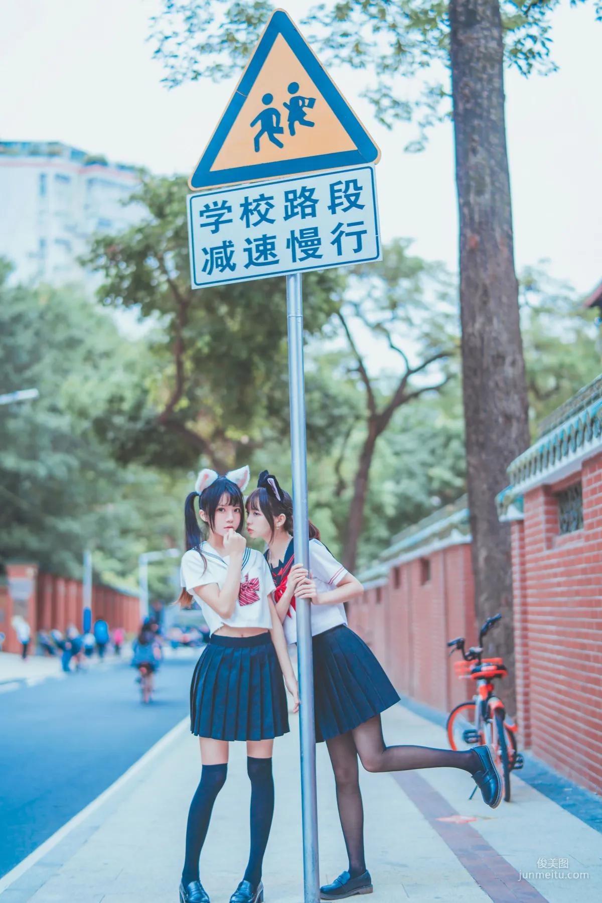 桜桃喵&瘋貓ss 《JK百合2》 [蘿莉COS] 寫真集 20