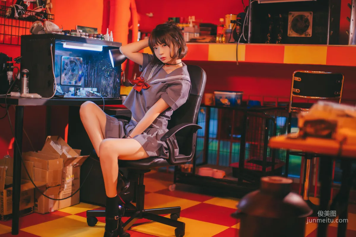 疯猫ss《被囚禁的少女》 [萝莉COS] 写真集43