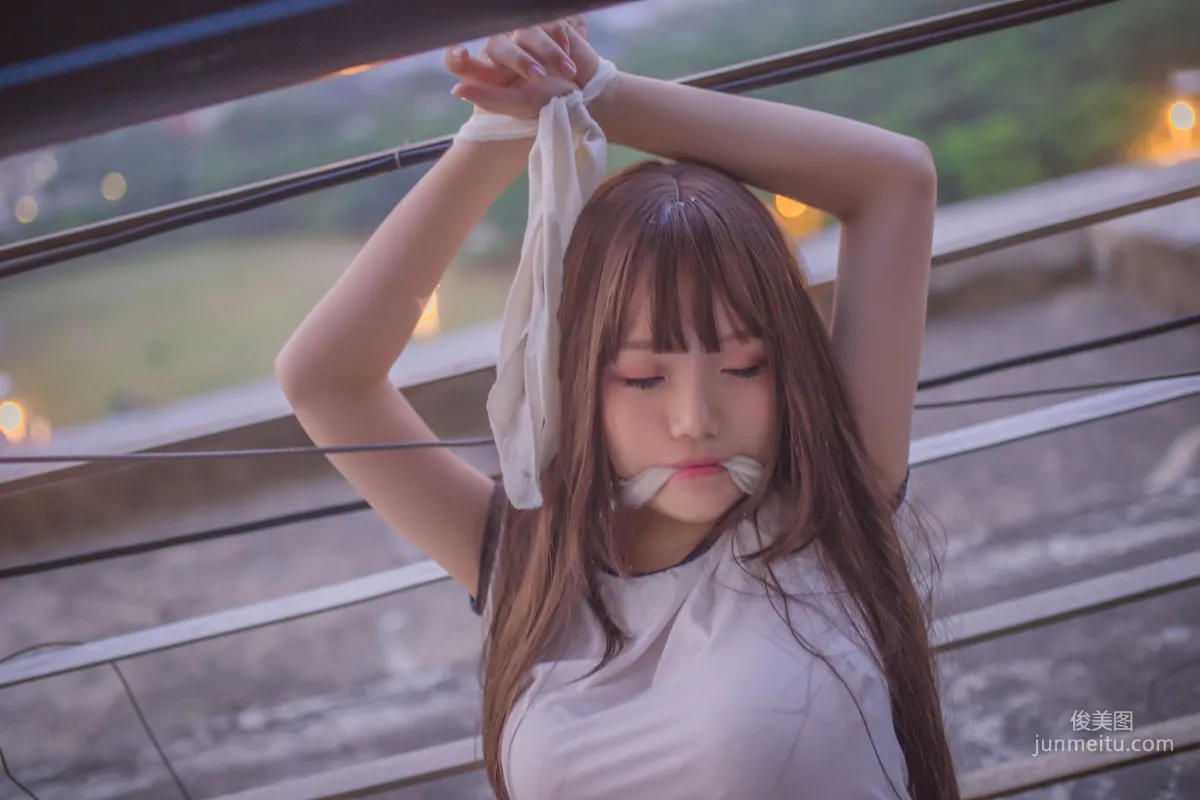 Yoko宅夏《白絲捆綁》 [蘿莉COS] 寫真集 26