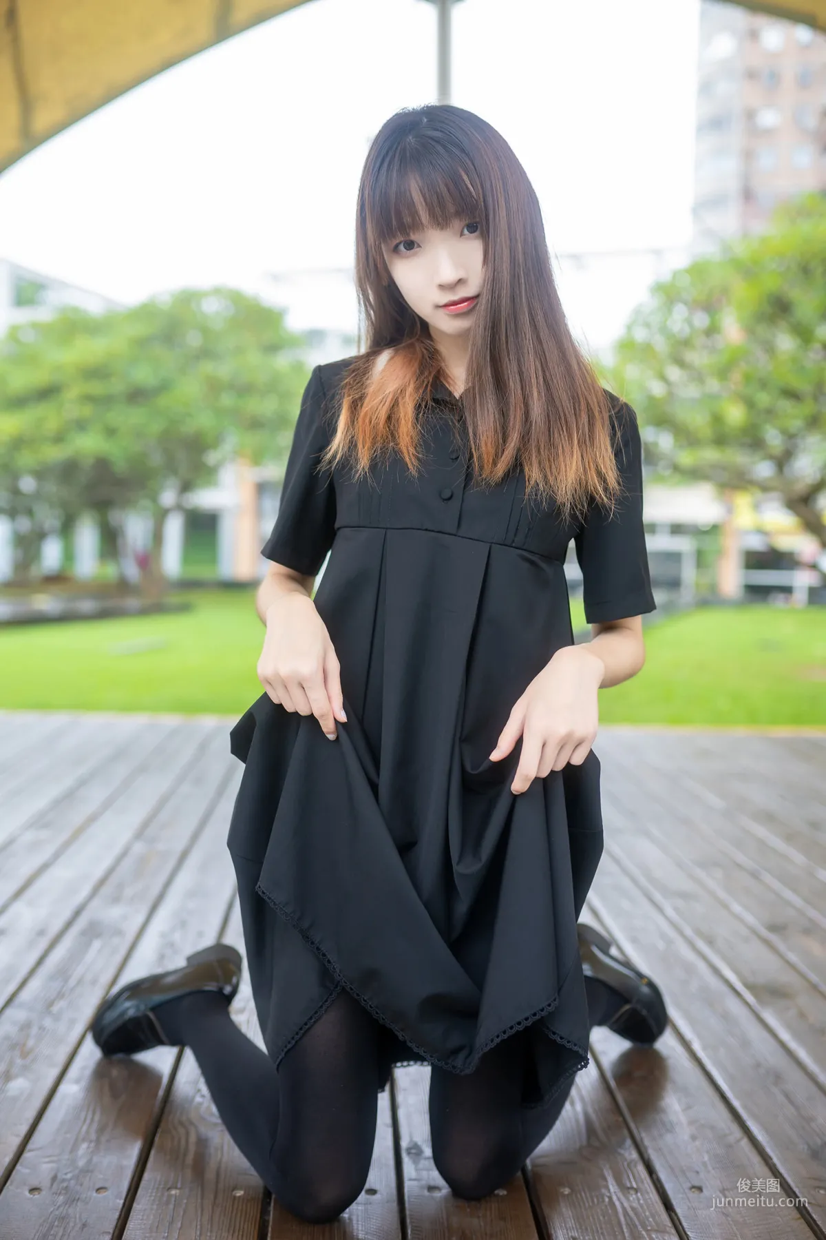 [风之领域] NO.064 户外黑丝长腿 写真集8