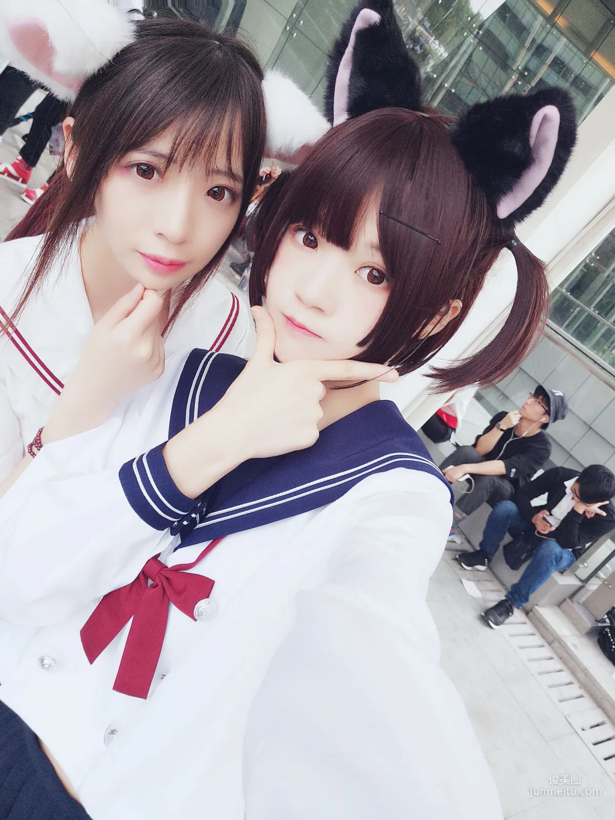 桜桃喵&瘋貓ss 《JK百合2》 [蘿莉COS] 寫真集 27