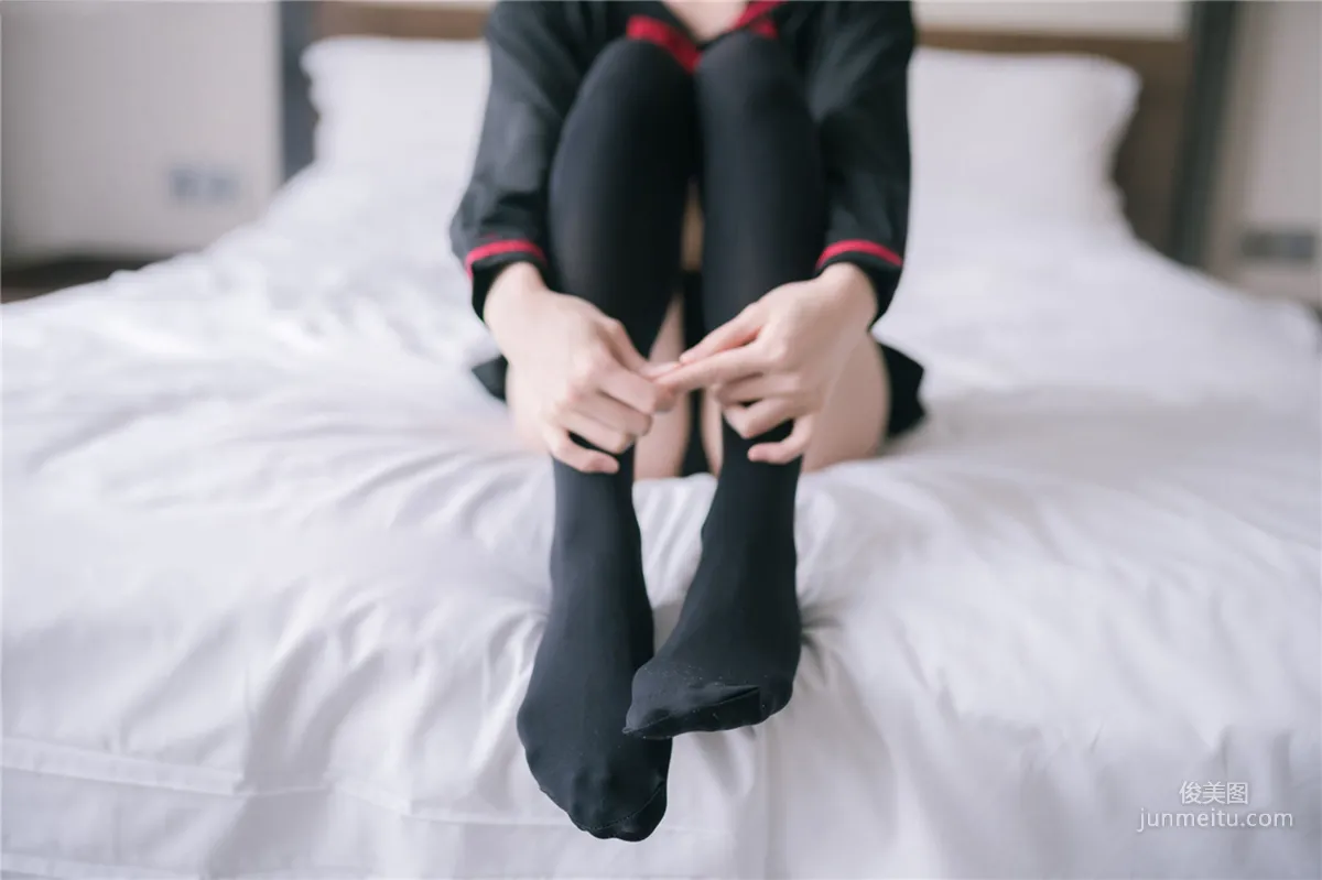 [風之領域] NO.119 超短情趣制服黑絲長腿 寫真集 7