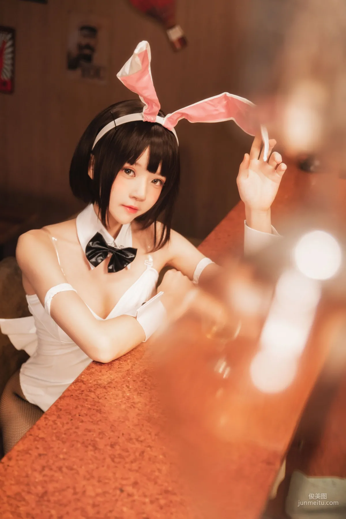 桜桃喵《(加藤惠)兔女郎》 [萝莉COS] 写真集9