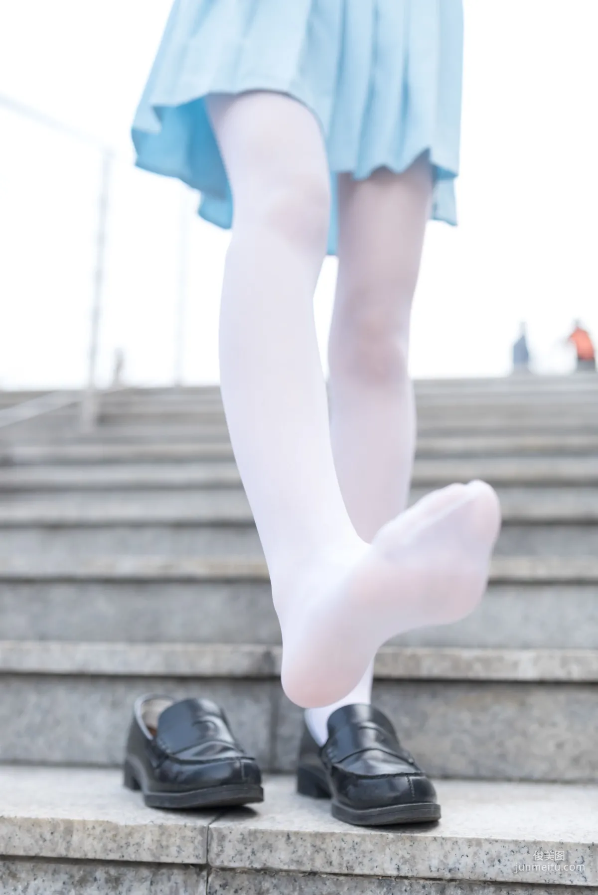 [风之领域] NO.028 蓝色梦幻白丝 写真集45