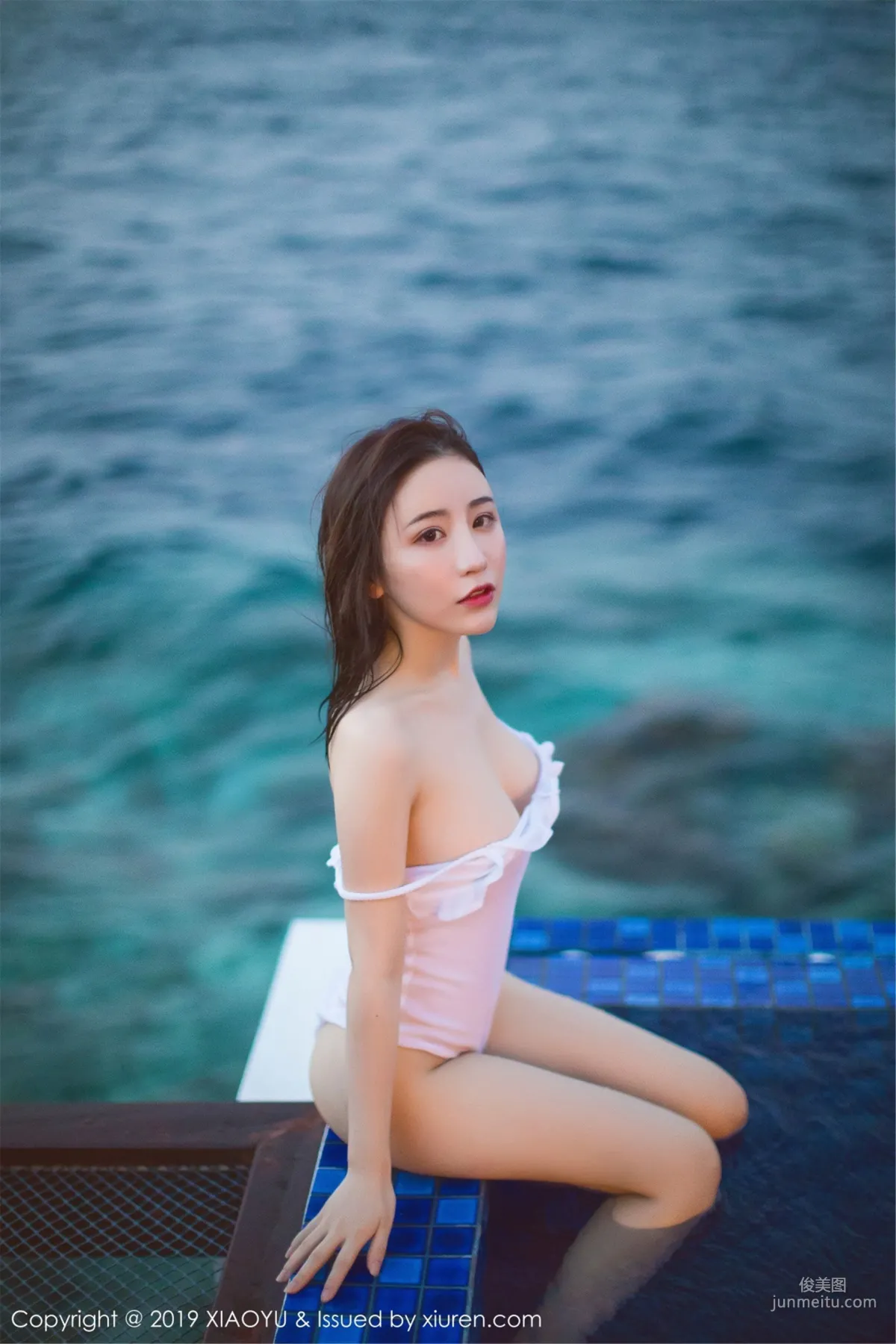 绯月櫻-Cherry《 别墅，大海，美女~~風景無限！》 [語畫界XIAOYU] Vol.071 寫真集 48