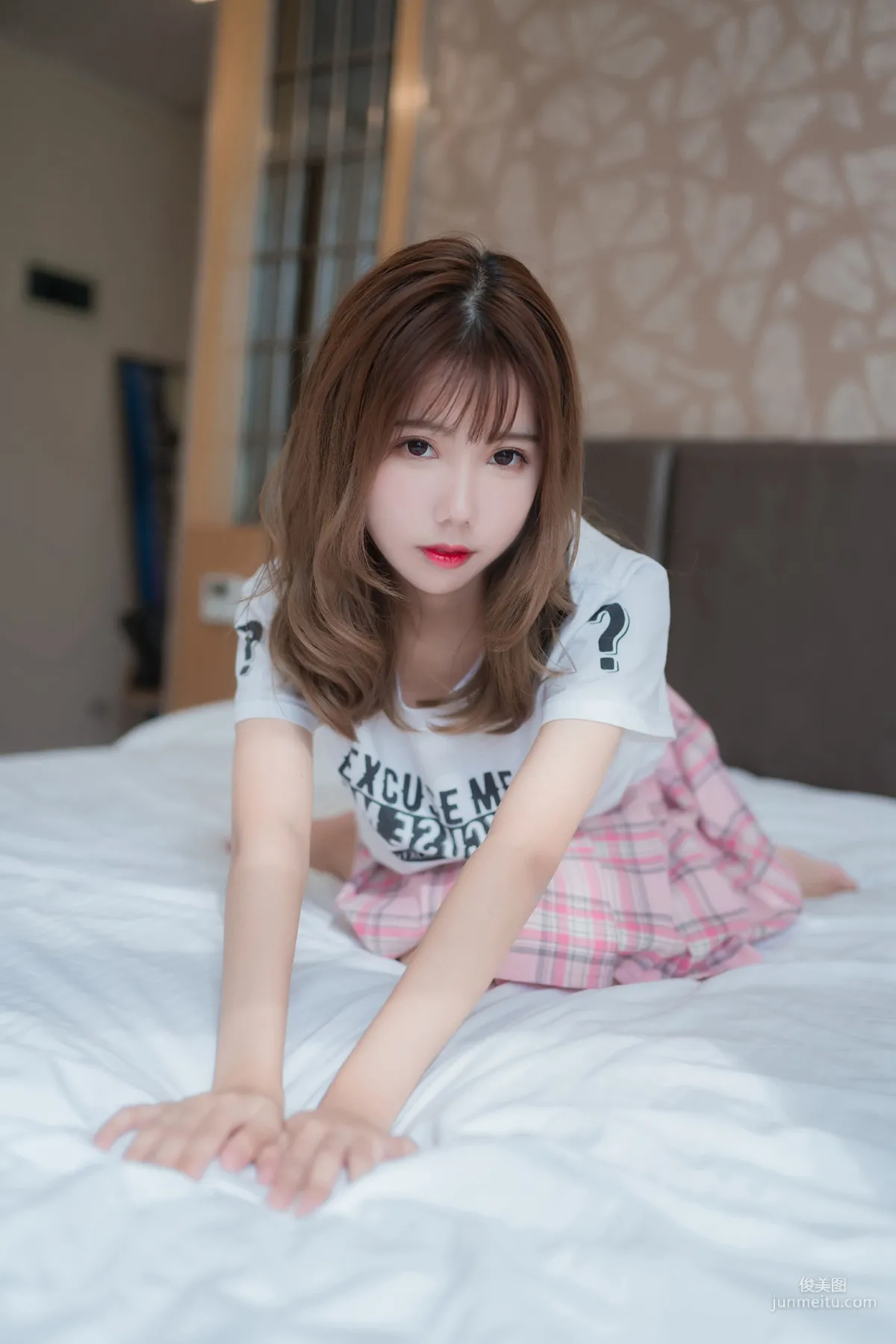 [風之領域] NO.066 超美氣質格子裙少女 寫真集 43