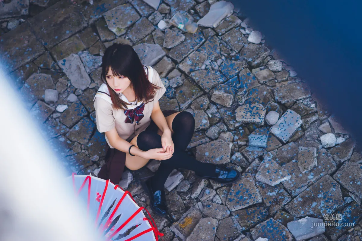 瘋貓ss《絲襪狂想曲(傘)》 [蘿莉COS] 寫真集 39
