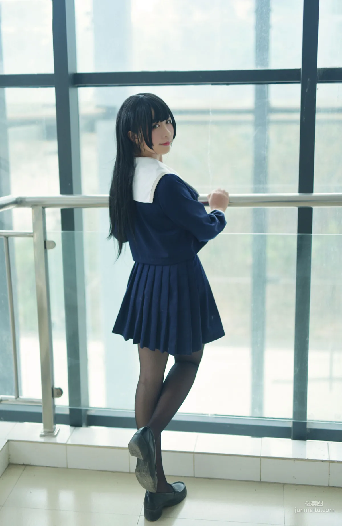[風之領域] NO.118 JK黑絲美麗胴體 寫真集 39