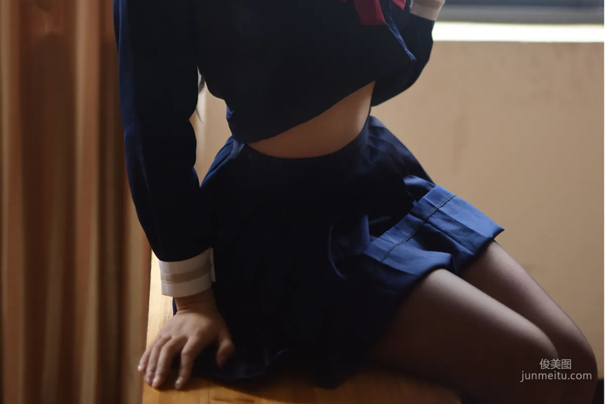 [风之领域] NO.118 JK黑丝美丽胴体 写真集29