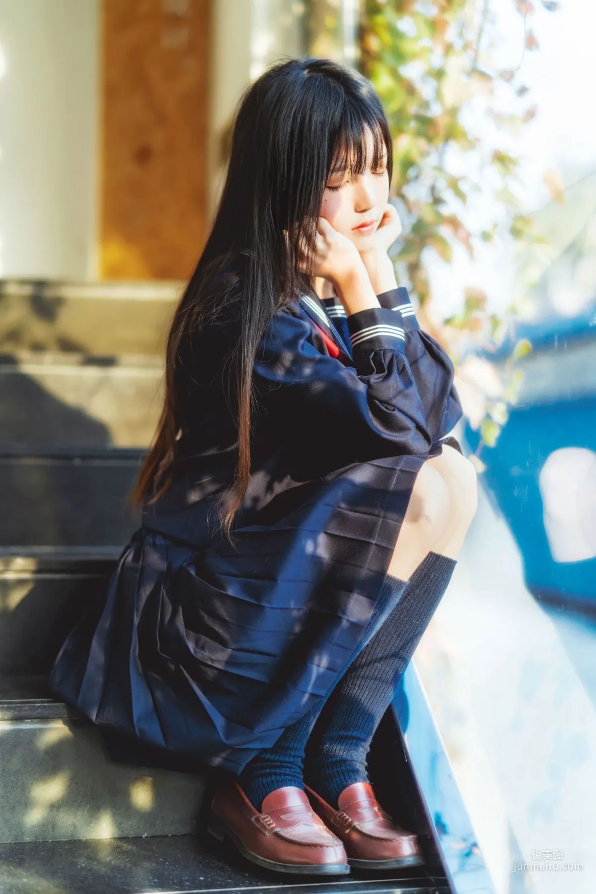 桜桃喵《(小少女)黑色水手服》 [蘿莉COS] 寫真集 1