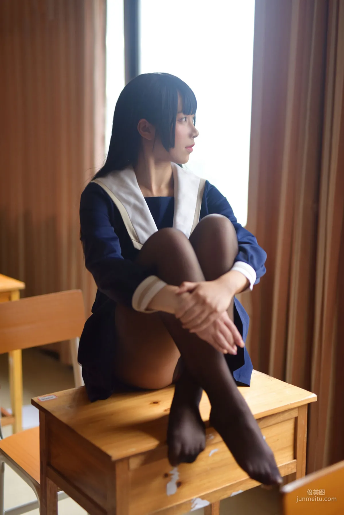 [风之领域] NO.118 JK黑丝美丽胴体 写真集3