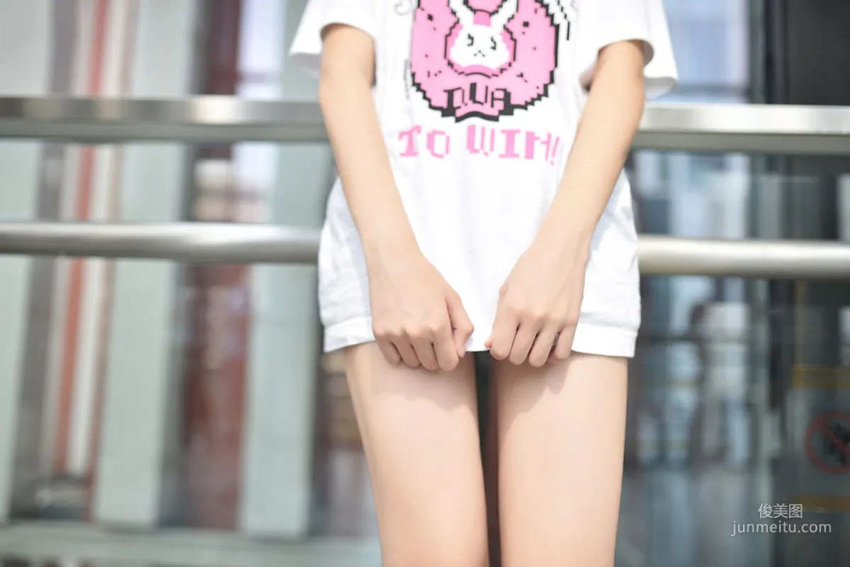 [风之领域] NO.100 眼镜妹妹超短牛仔美腿 写真集13