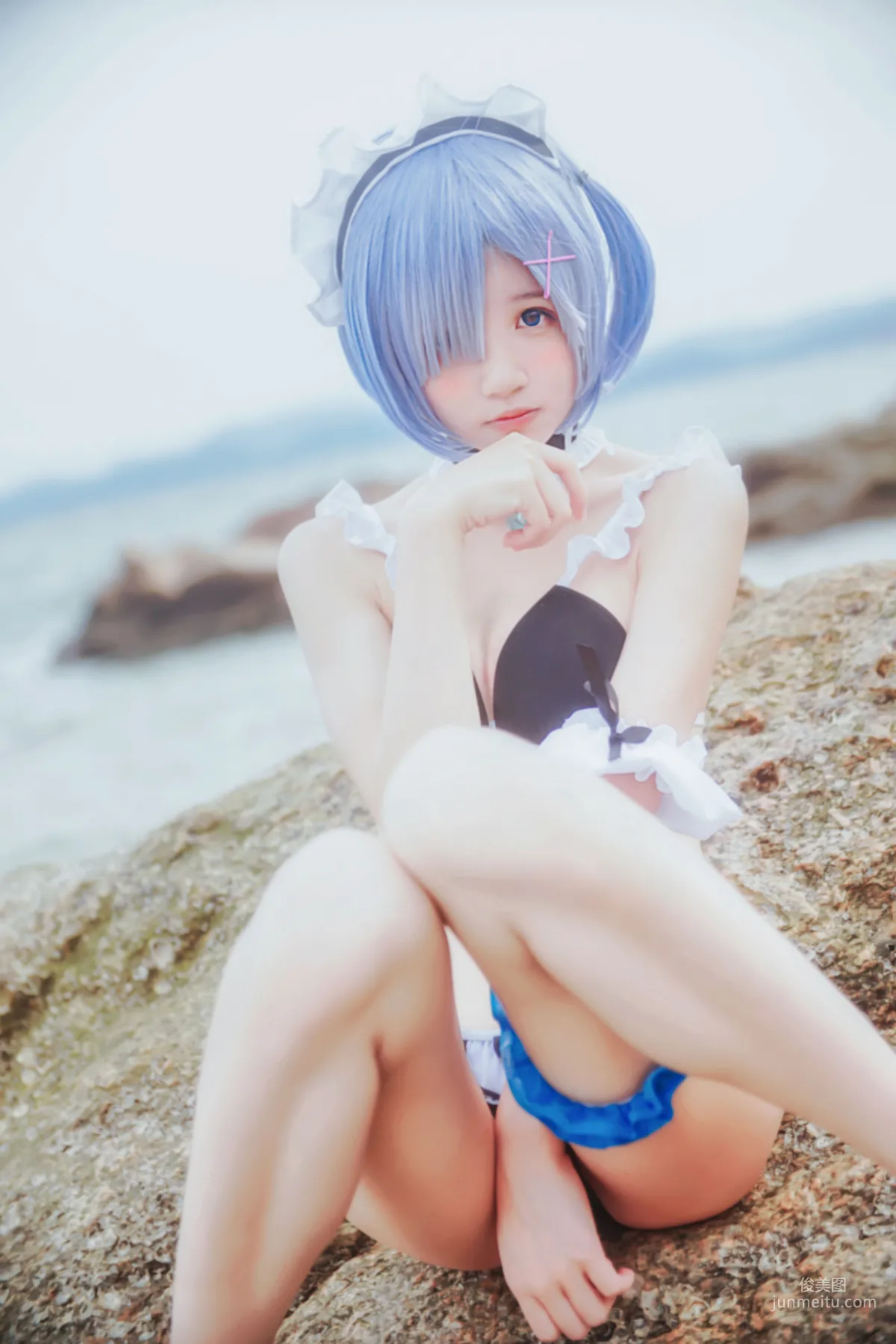 桜桃喵《蕾姆COS》 [萝莉COS] 写真集44