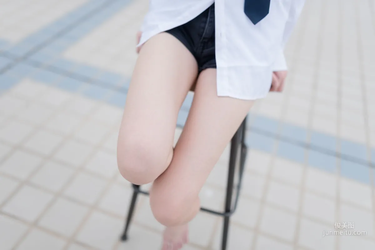 [风之领域] NO.038 白衬衫裸足 写真集41