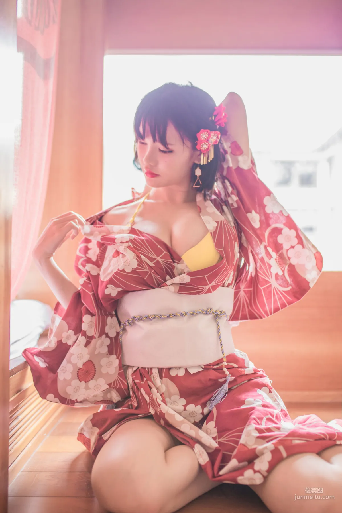 Yoko宅夏《妹湯物語(和服)》 [蘿莉COS] 寫真集 11