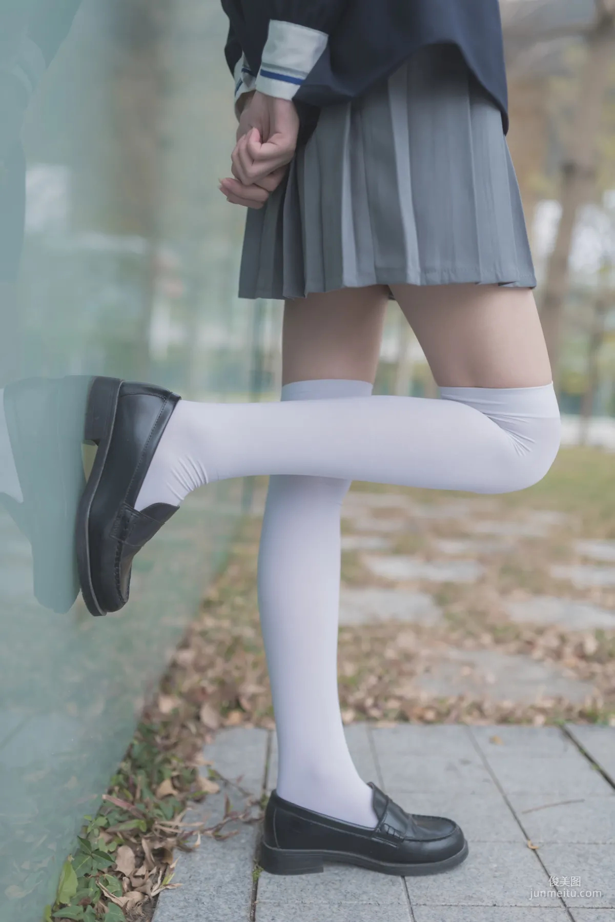 [风之领域] NO.021 学妹户外黑丝1 写真集36