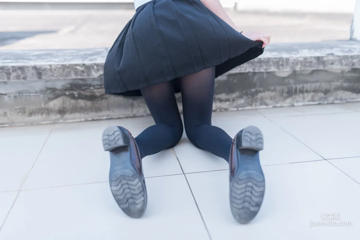 [风之领域] NO.031 天台上黑丝学妹 写真集9