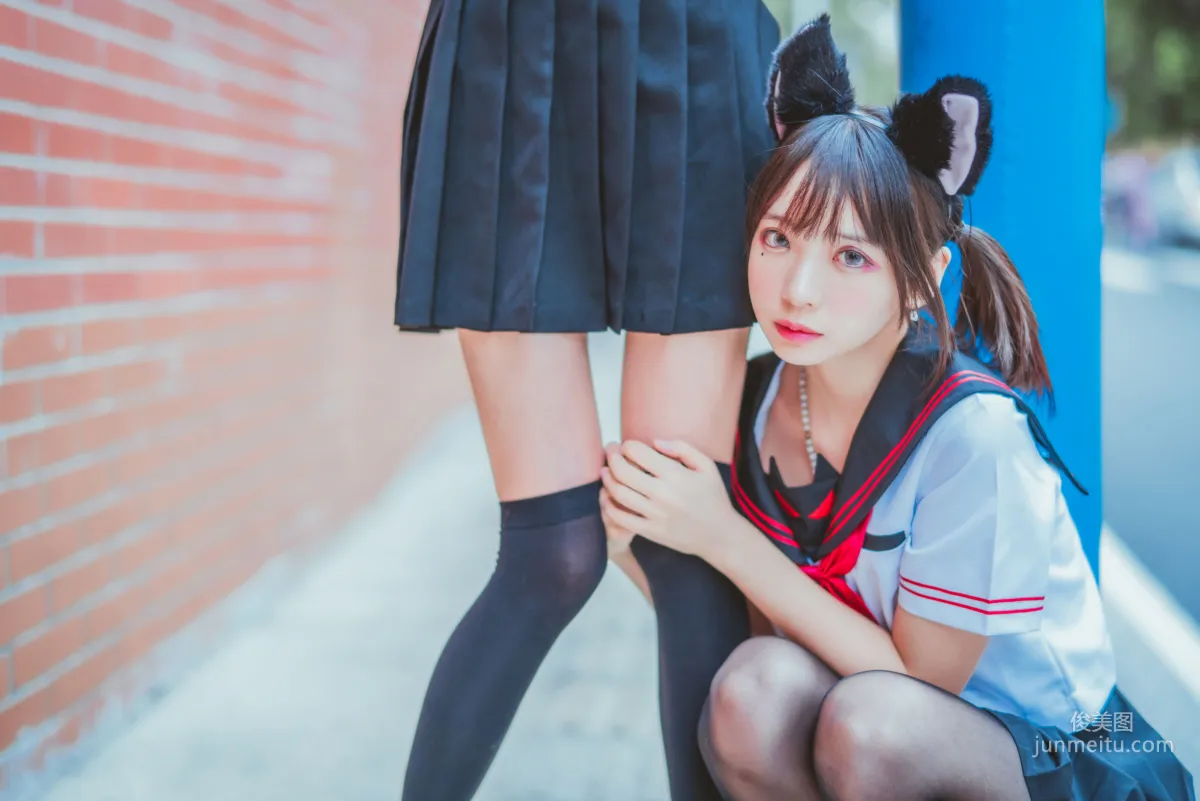 桜桃喵&瘋貓ss 《JK百合2》 [蘿莉COS] 寫真集 16