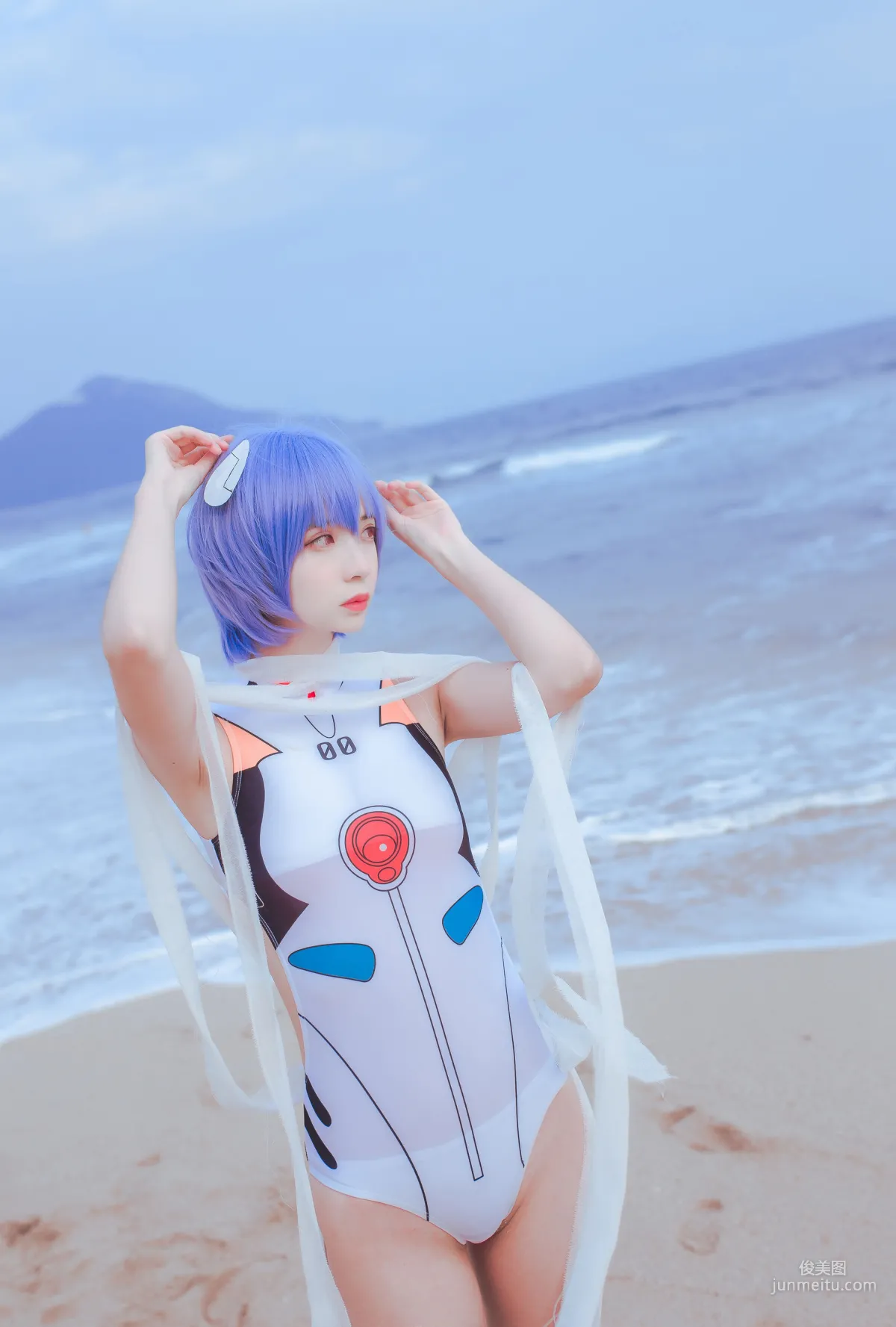 疯猫ss《泳装凌波女神》 [萝莉COS] 写真集12