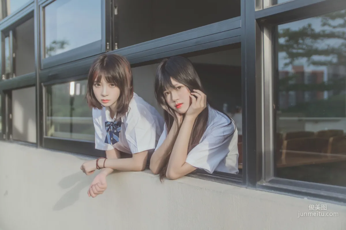 桜桃喵&瘋貓ss《JK百合》 [蘿莉COS] 寫真集 5