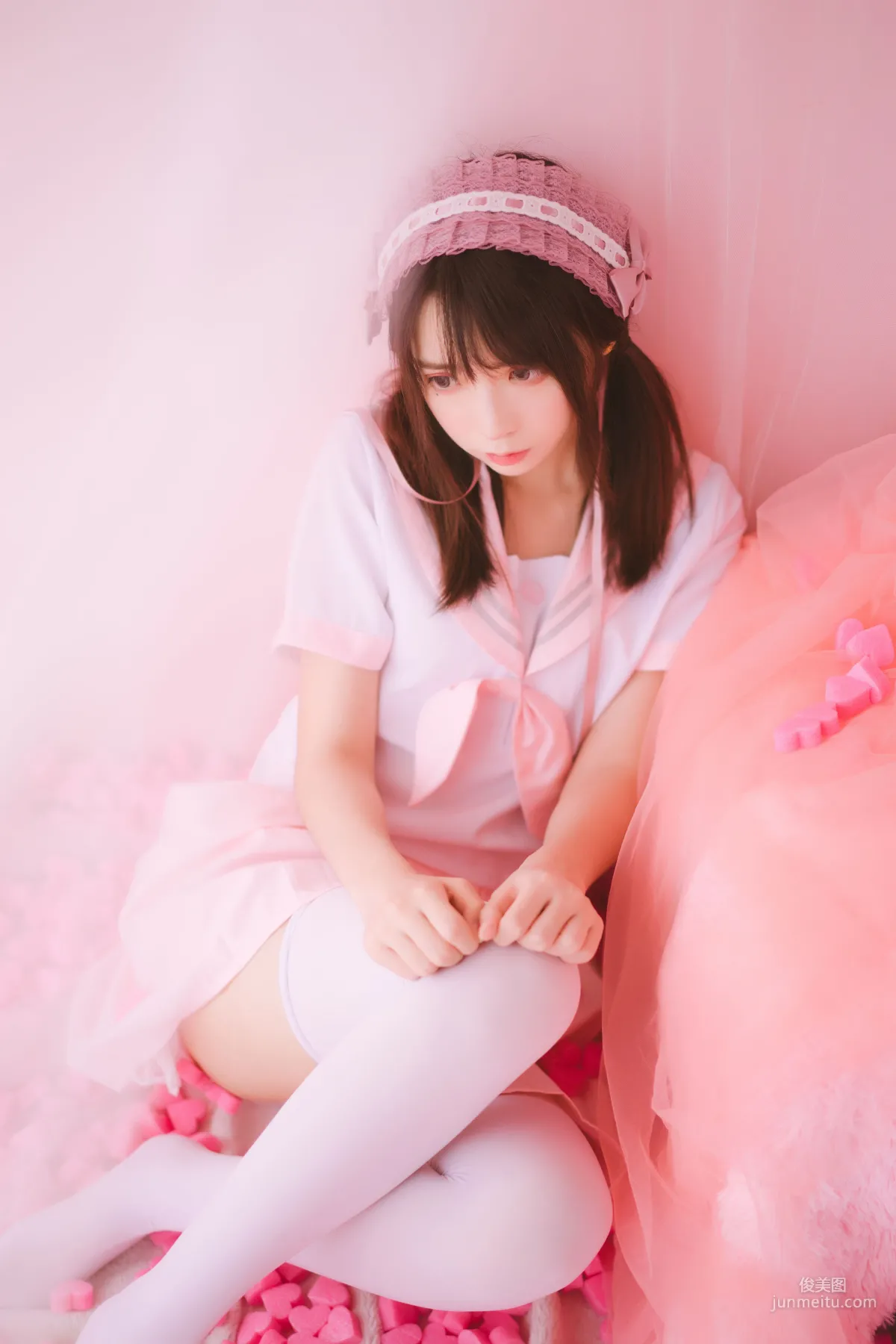 瘋貓ss《絲襪狂想曲(粉)》 [蘿莉COS] 寫真集 24