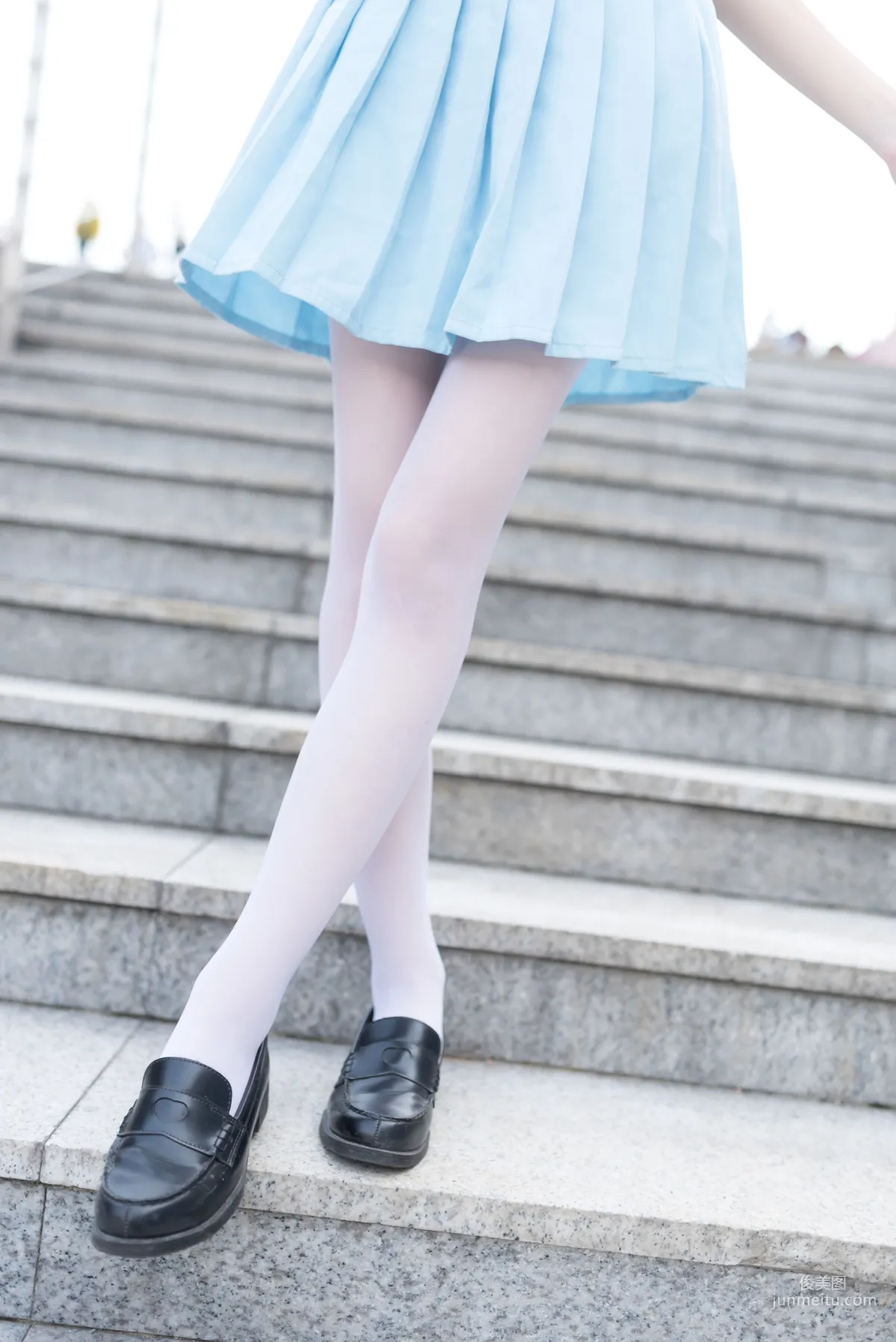 [风之领域] NO.028 蓝色梦幻白丝 写真集1