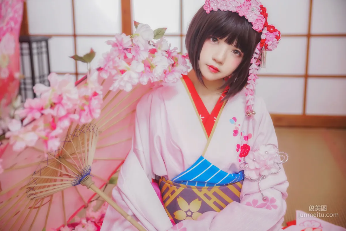 桜桃喵《(加藤惠)和服》 [蘿莉COS] 寫真集 2