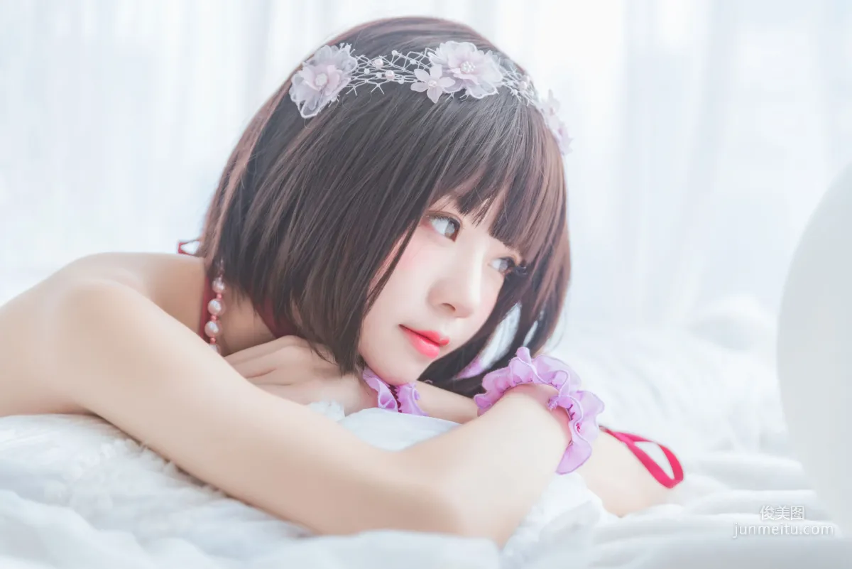 桜桃喵《(加藤惠)小睡裙》 [蘿莉COS] 寫真集 29