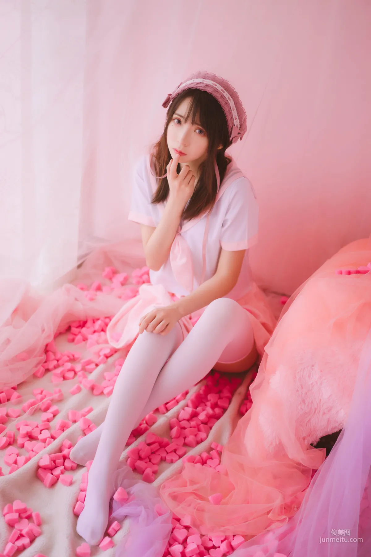 瘋貓ss《絲襪狂想曲(粉)》 [蘿莉COS] 寫真集 23