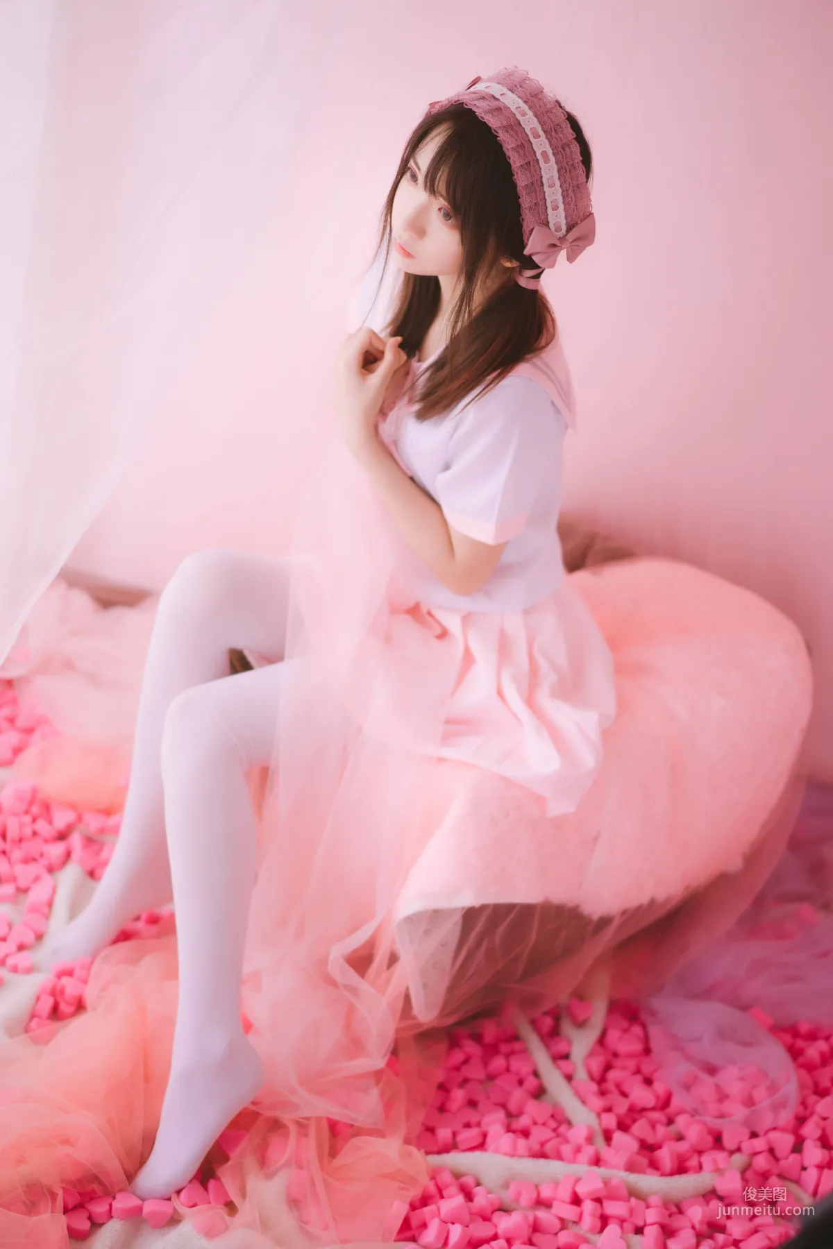 瘋貓ss《絲襪狂想曲(粉)》 [蘿莉COS] 寫真集 42