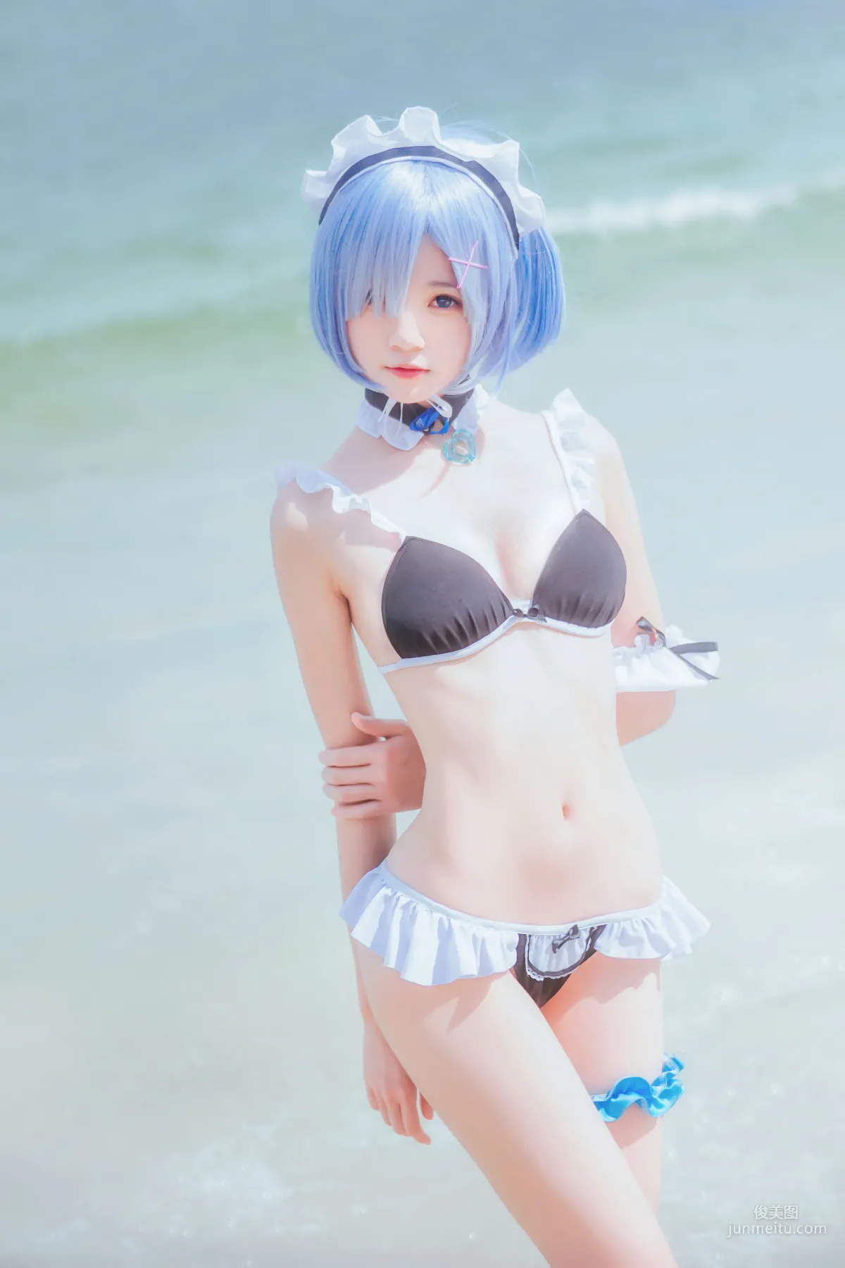 桜桃喵《蕾姆COS》 [萝莉COS] 写真集14
