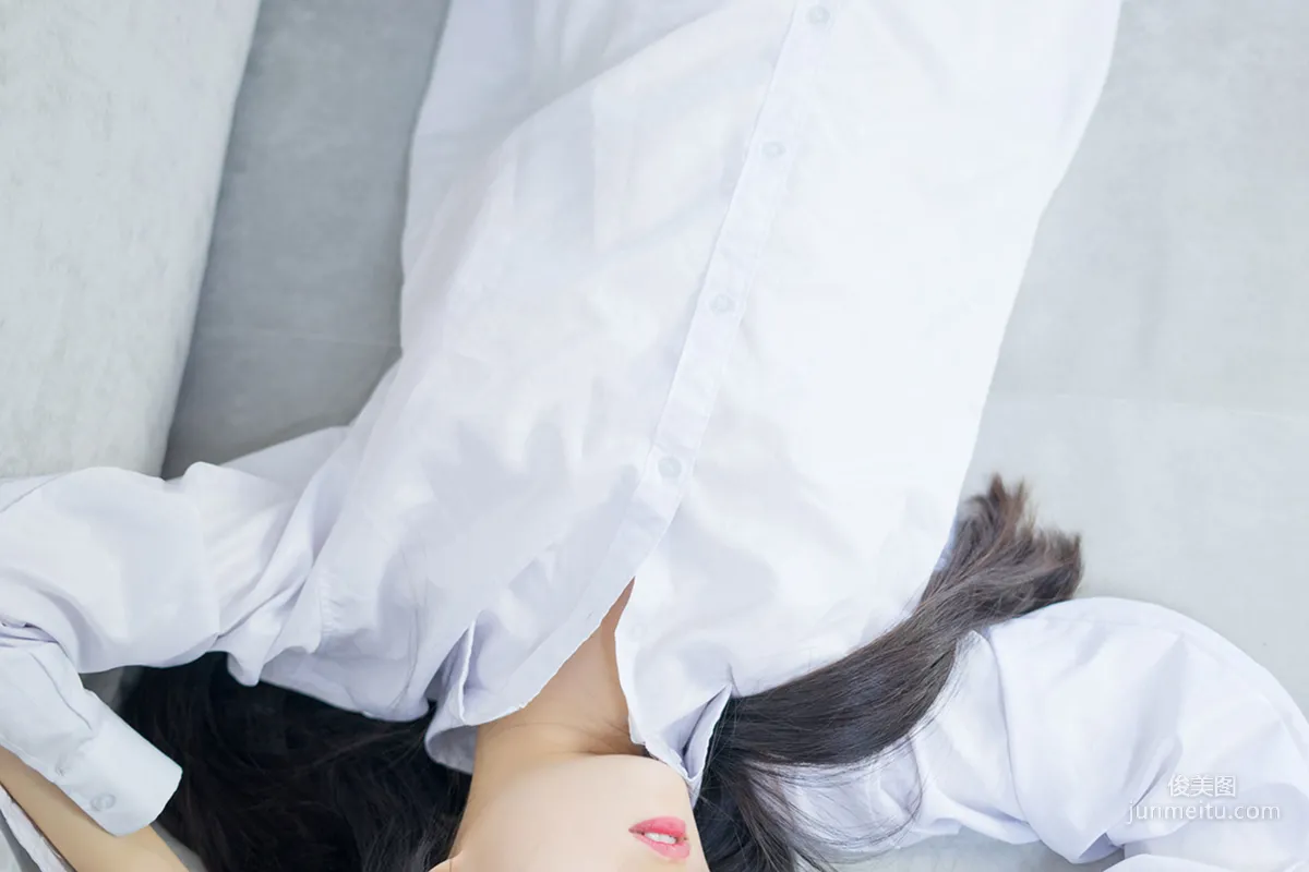 [风之领域] NO.095 白衬衫裸腿 写真集4