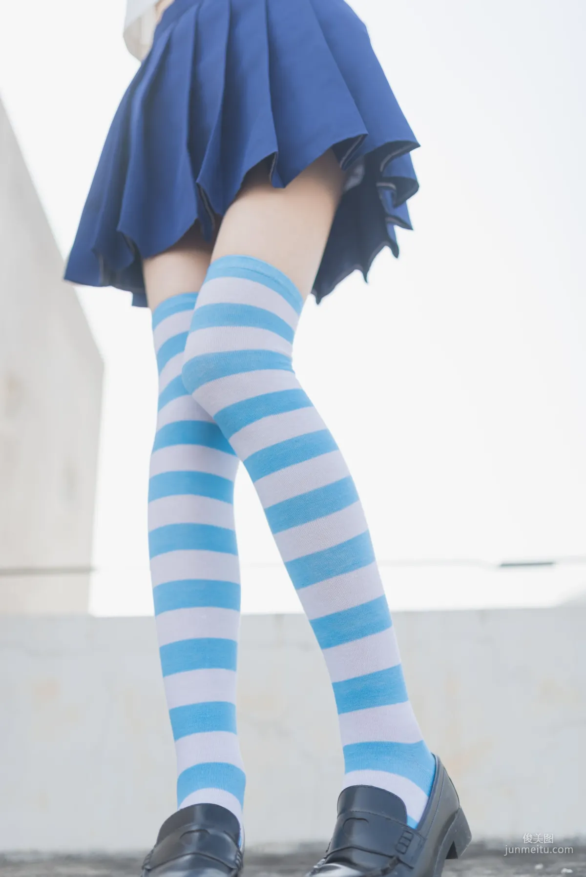 [风之领域] NO.034 蓝白条纹 写真集8