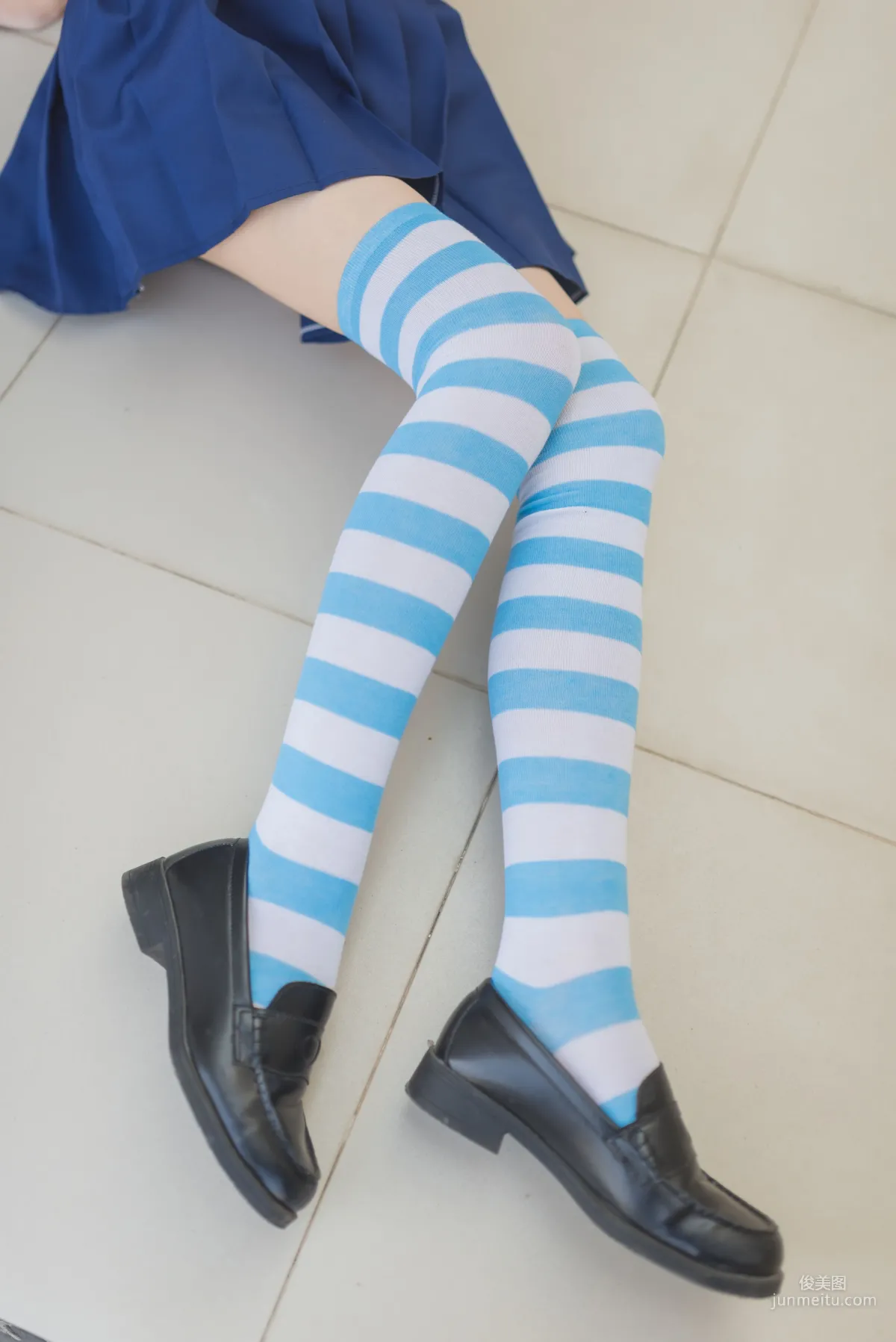 [风之领域] NO.034 蓝白条纹 写真集14
