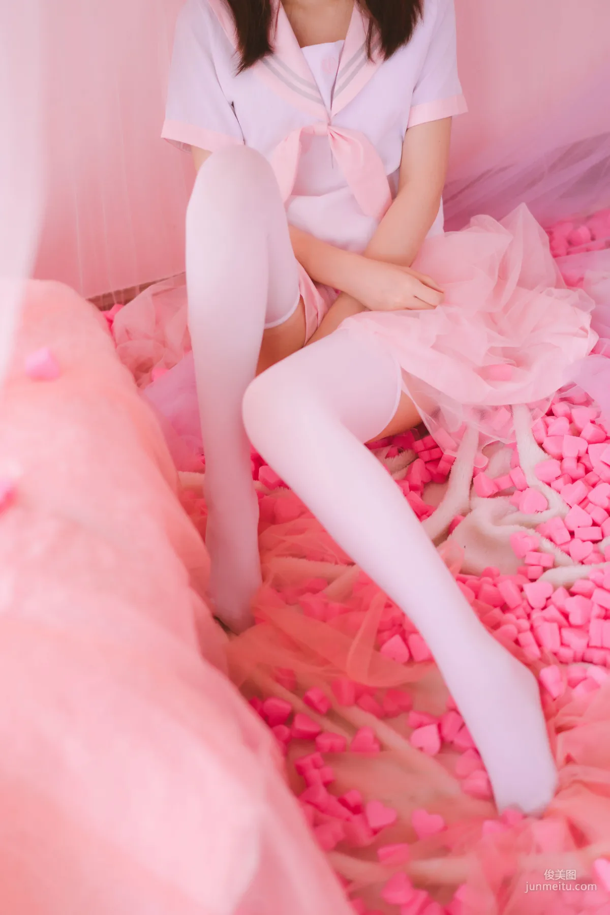 瘋貓ss《絲襪狂想曲(粉)》 [蘿莉COS] 寫真集 38